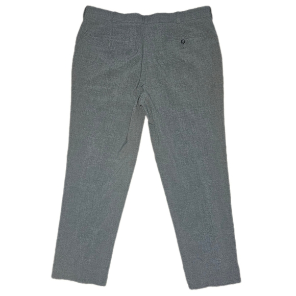George Men’s Premium Comfort Flat Front Suit Pants, Grey, size 38X30 - Picture 5 of 5
